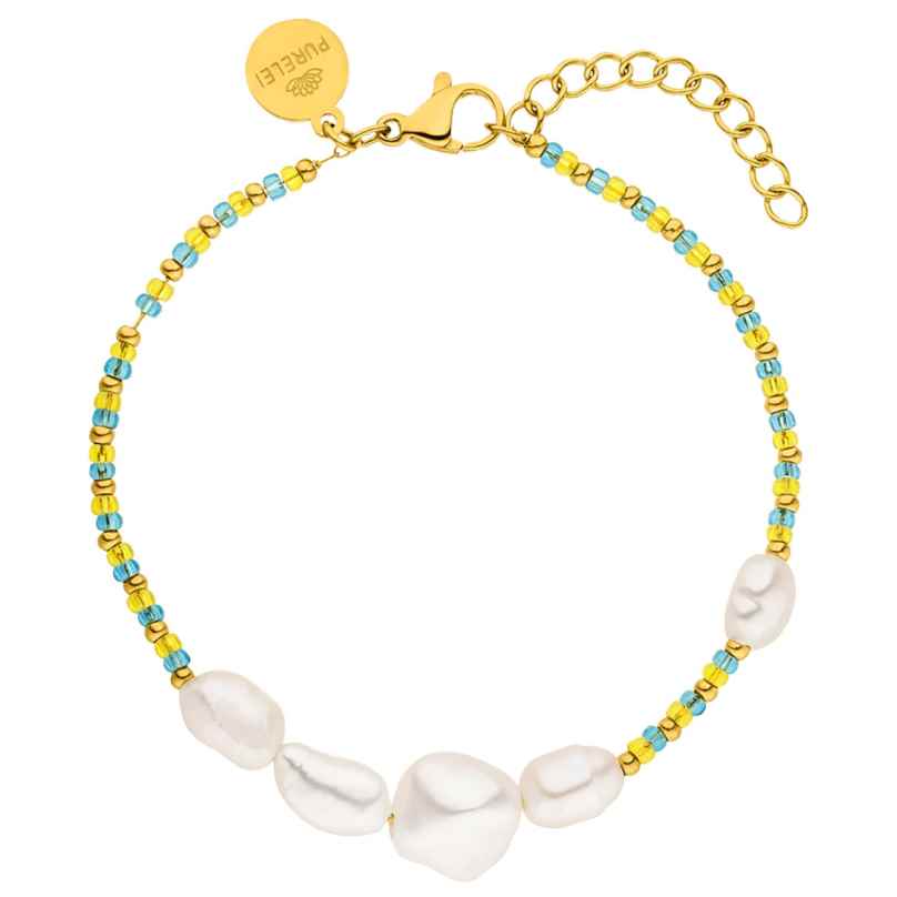 Purelei Ladies' Bracelet Gold Tone/Pearl Blissful 4260767720665