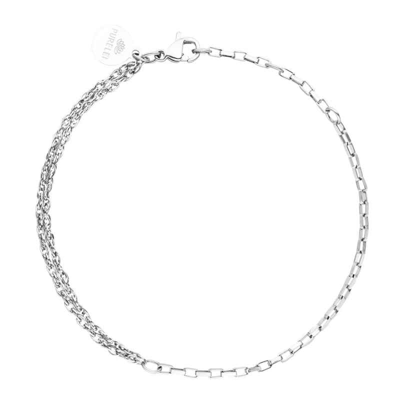 Purelei Women's Bracelet Silver Tone Kumu O Mix 4260664862703