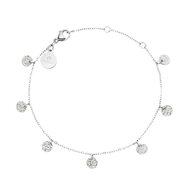Purelei Ladies' Bracelet Silver Tone Malihini Coin 0747742302657