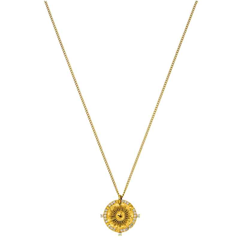 Purelei Women's Necklace Gold Tone Treasure 4260767723222