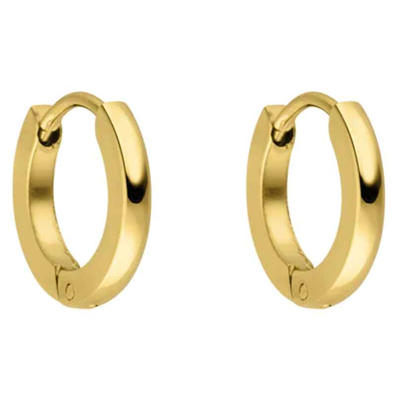 Purelei Ladies' Hoop Earrings Gold Plated Ike 4260644144515