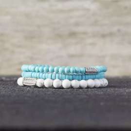 Rebel & Rose RR40013-S-S Damen-Armband Turquoise Delight 4 mm