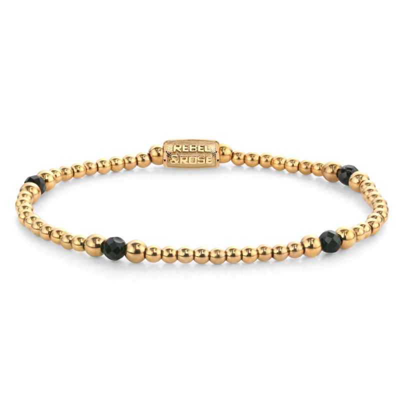 Rebel & Rose RR-40155-G-S Damen-Armband Touch of Green Glam Rocks 4 mm 8721202160508