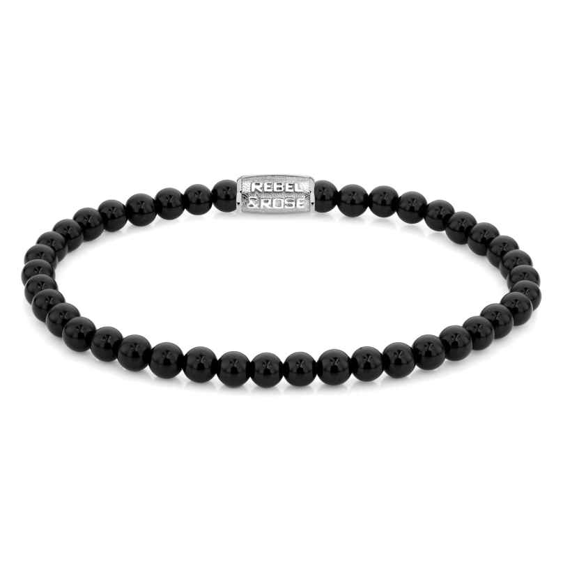 Rebel & Rose RR-40107-S-S Damen-Armband Black Velvet 4 mm 8720365079085