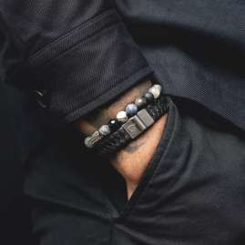 Rebel & Rose RR-80114-S Herren-Armband Mountain High 8 mm