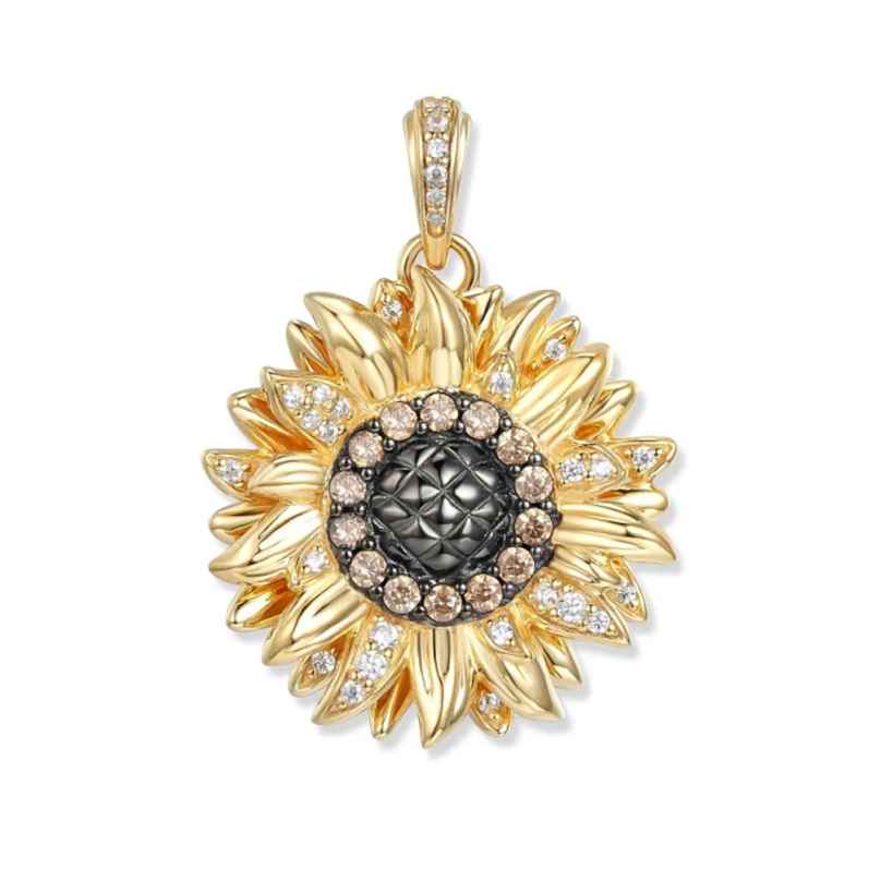 Seinerzeit SZA-3960-432 Anhänger Solana Sonnenblume Goldfarben 4066723004578