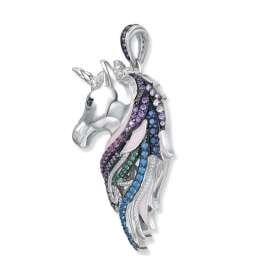 Seinerzeit SZA-3990-448 Silber-Anhänger Aurelia Einhorn