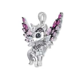 Seinerzeit SZA-3990-451 Silber-Anhänger Harmony Einhorn