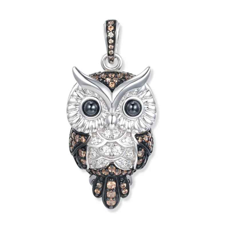 Seinerzeit SZA-3990-119 Pendant Merlin Owl Silver 4066723004769