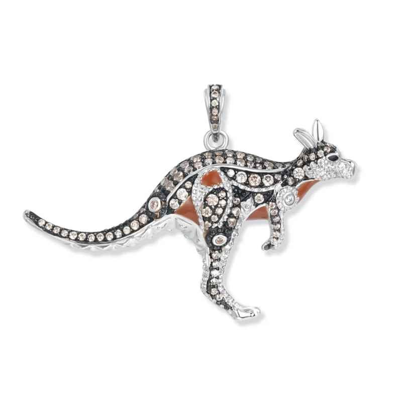 Seinerzeit SZA-3990-436 Silver Pendant Gangu Kangoroo 4066723004844