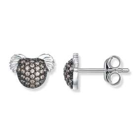 Seinerzeit SZA-2990-434 Women's Stud Earrings Silver Kula Koala