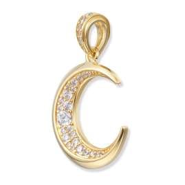 Seinerzeit SZA-3960-462 Pendant Muna Moon Gold Tone