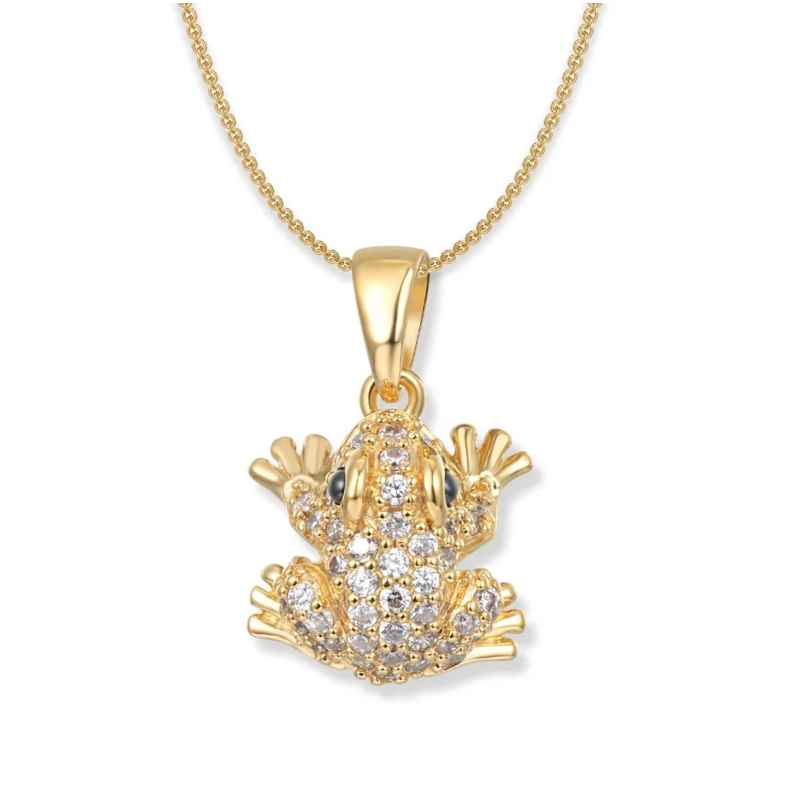 Seinerzeit SZA-3960-140 Damen-Kette Lex Frosch goldfarben 4066723005827