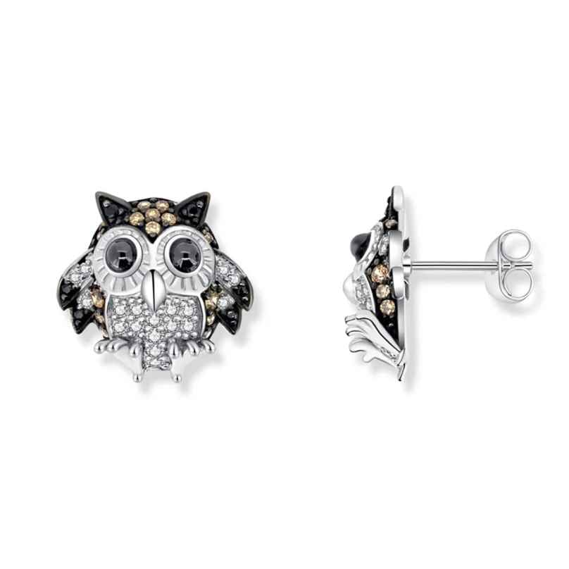 Seinerzeit SZA-2990-214 Ladies' Stud Earrings Finn Owl 925 Silver 4066723000280