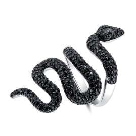 Seinerzeit SZA-1990-258 Ladies' Ring Mambo Snake 925 Silver