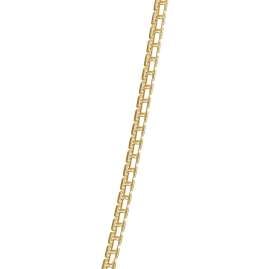 Seinerzeit SZK-6960-013 Women's Box Chain Necklace 1.3 mm Gold Plated