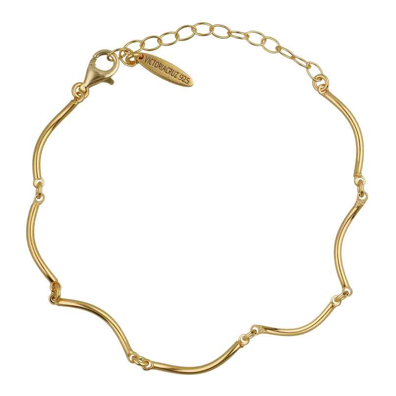 Victoria Cruz A4775-DP Ladies' Bracelet Milan Gold Tone 8435672464775