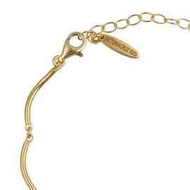 Victoria Cruz A4775-DP Ladies' Bracelet Milan Gold Tone