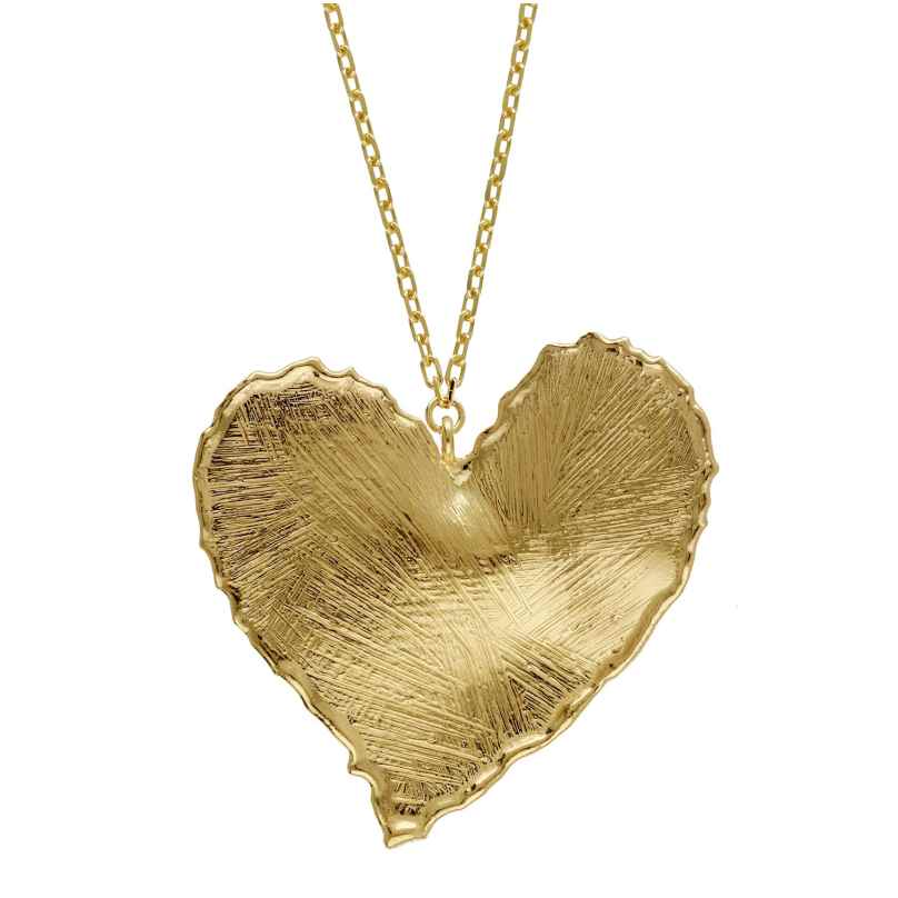 Victoria Cruz A4796-DG Ladies' Necklace New York Gold Tone Heart 8435672465192