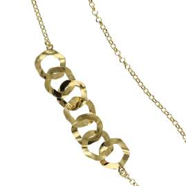 Victoria Cruz A4630-DG Ladies' Necklace Essence Gold Tone
