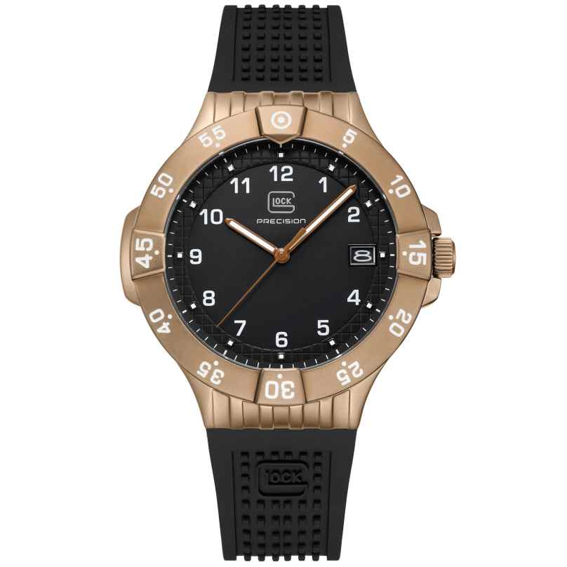 Glock GW-15-7-22 Herrenuhr Quarz Schwarz/Goldfarben 0810132645303