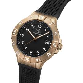 Glock GW-15-7-22 Herrenuhr Quarz Schwarz/Goldfarben