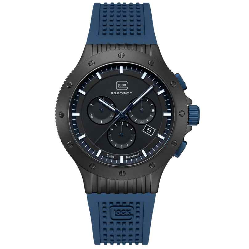 Glock GW-27-2-24 Herren-Chronograph Titan Limited Edition mit 2 Bändern 0810132644887