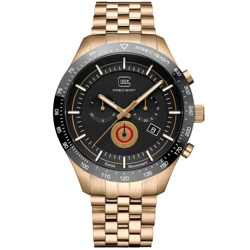 Glock GW-35-2-22 Herrenuhr Chronograph Goldfarben/Schwarz 0810132644832