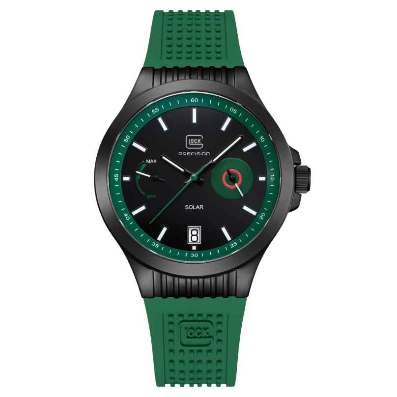 Glock GW-19-4-22 Men´s Solar Watch Green/Black 0810132645341