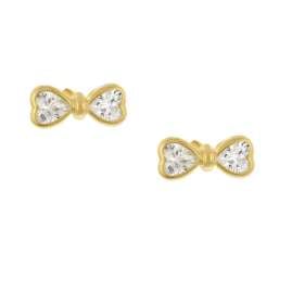 GLIZZ GL8351 Damen-Ohrringe 333 Gelbgold Zirkonia Ohrstecker