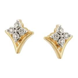 GLIZZ GL8632 Women's Diamond Stud Earrings 333/8K Gold