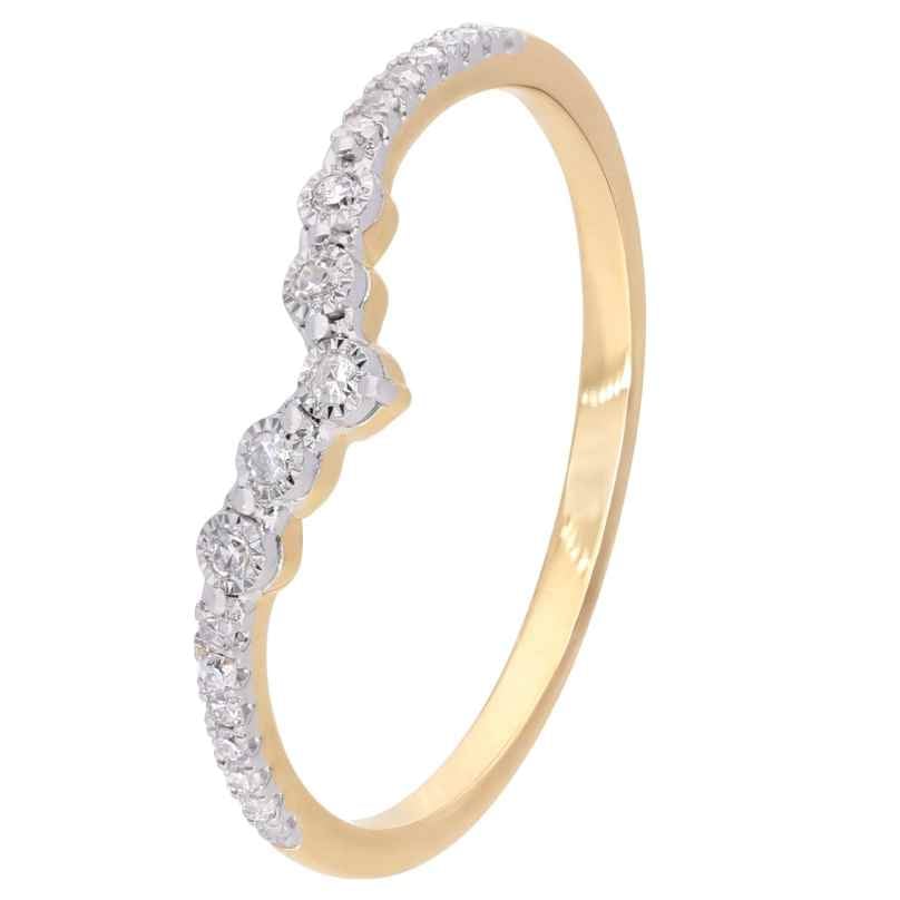 GLIZZ GL8670 Damen Diamant-Ring Gold 333/8K