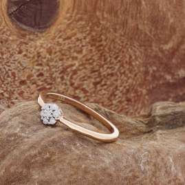 GLIZZ GL8710 Women's Diamond Ring 333/8K Gold