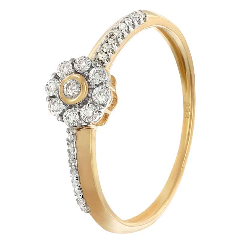 GLIZZ GL8690 Women's Ring with Diamonds 333/8K Gold