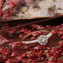 GLIZZ GL8690 Women's Ring with Diamonds 333/8K Gold
