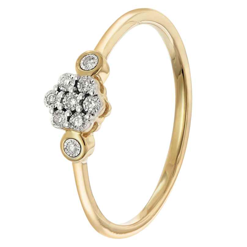 GLIZZ GL8714 Women's Diamond Ring 333/8K Gold
