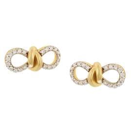 GLIZZ GL8356 Damen-Ohrringe Gold 333/8K Zirkonia-Ohrstecker