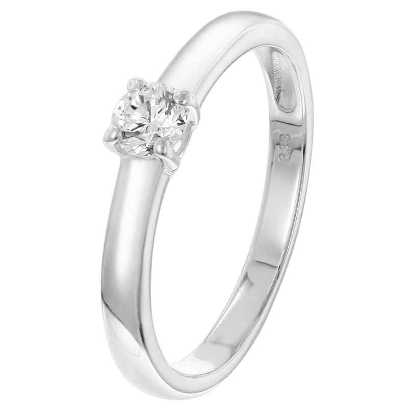 GLIZZ GL1054 Women's Ring with 0.25 ct Lab Grown Diamond 333/8K White Gold