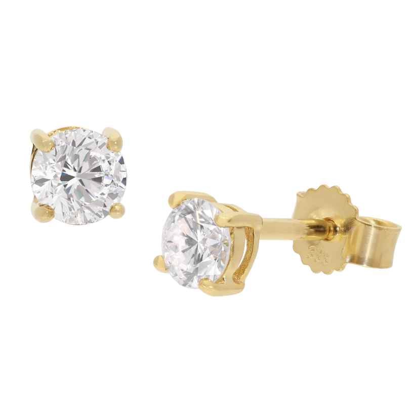 GLIZZ GL1072 Brillant-Ohrringe 0,50 ct Gold 333 Lab Grown Diamant Ohrstecker 4262551210727