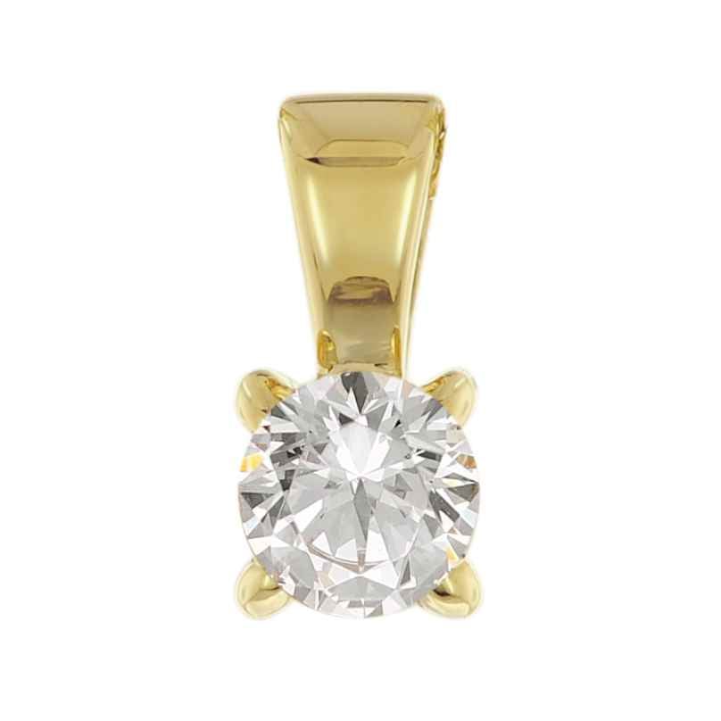 GLIZZ GL1068 Pendant With 0.25 ct Lab Grown Diamond 333 Yellow Gold 4262551210680