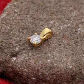 GLIZZ GL1068 Pendant With 0.25 ct Lab Grown Diamond 333 Yellow Gold