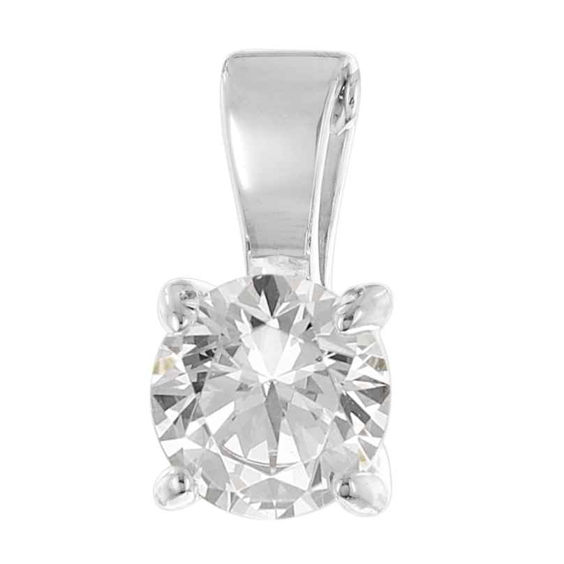 GLIZZ GL1071 Schmuck-Anhänger mit Lab Grown Diamant 0,50 Karat 333 Weißgold 4262551210710