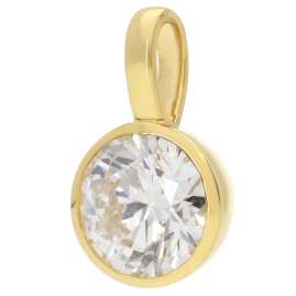 GLIZZ GL1460 Anhänger Gold 333 Lab Grown Diamant 1,0 ct + vergoldete Kette