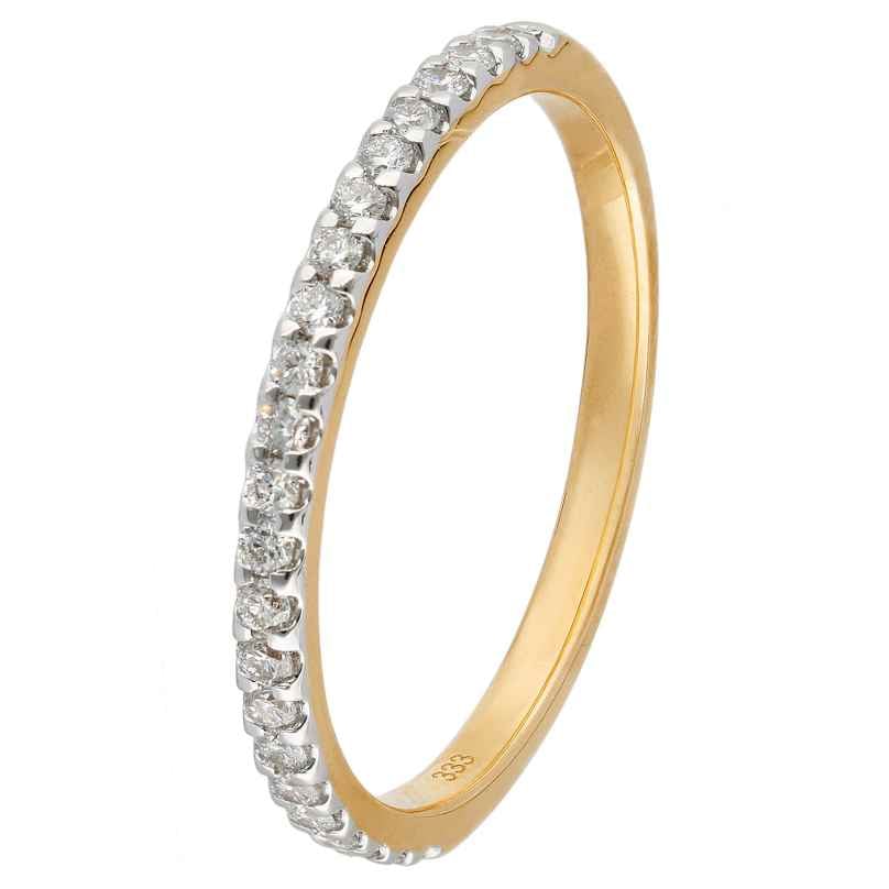 GLIZZ GL1274 Ladies´ Ring 333 Gold with Lab-Grown Diamonds