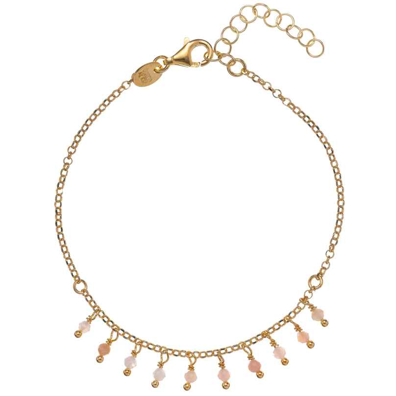 Alisia AL0906.01.046 Damenarmband Pietra Silber Vergoldet mit Rosa Opalen 1000001404981