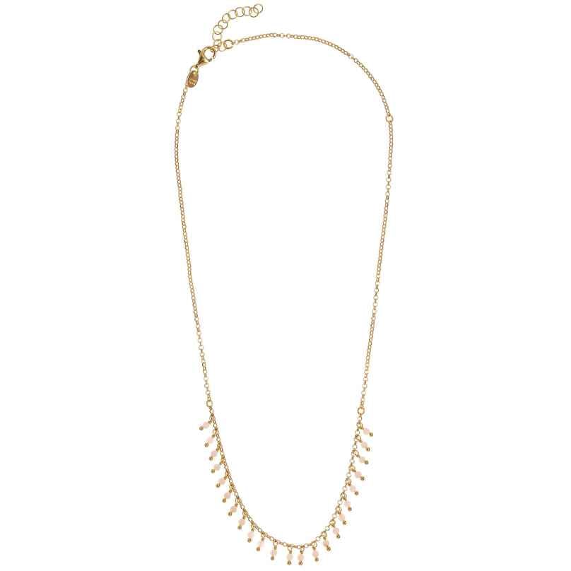 Alisia AL0907.01.046 Damen-Collier Pietra Silber Vergoldet mit Rosa Opalen 1000001405636