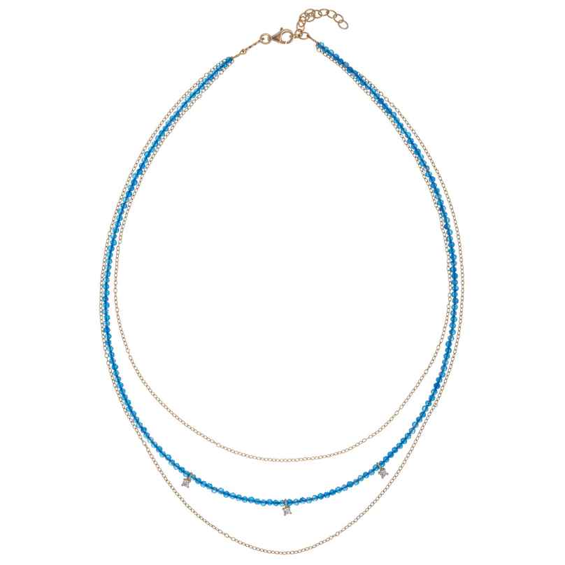 Alisia AL4968.01.076 Women's Necklace Chroma Gold Tone Blue 1000002650967