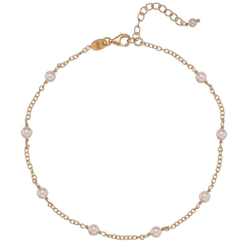 Alisia AL5084.01.000 Damen-Fußkette Goldfarben mit kleinen Perlen 1000002658383