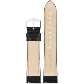 Hirsch 01028150-2-18 Leather Strap for Watches Duke M 18 mm Black