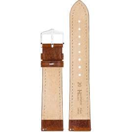 Hirsch 01302170-2-18 Lederband für Uhren Boston M 18 mm Goldbraun